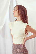 Load image into Gallery viewer, THE LILY TOP - CREAM

