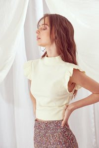 THE LILY TOP - CREAM