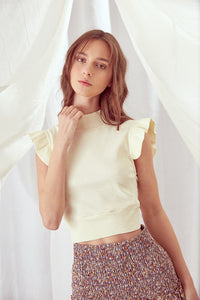 THE LILY TOP - CREAM