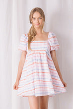 Load image into Gallery viewer, RED, WHITE AND CUTE DRESS
