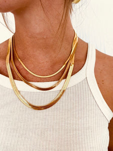 SNAKE CHAIN NECKLACE - ALV JEWELS