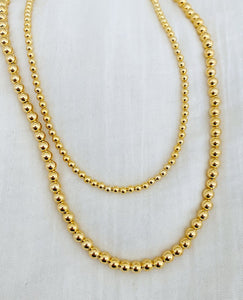 GOLD BALL NECKLACE - ALV JEWELS